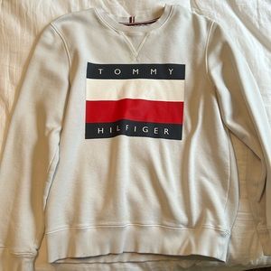 Medium White Tommy Hilfiger Sweatshirt